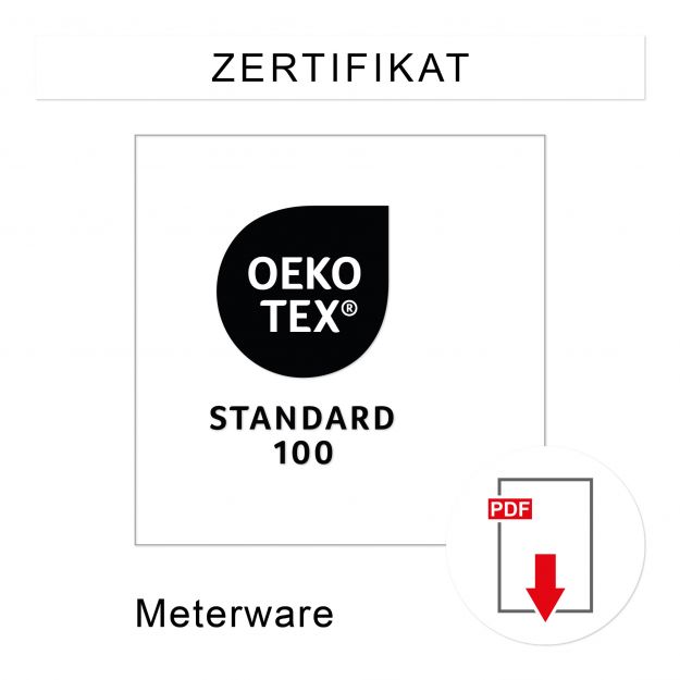 ZERTIFIKAT - OEKO-TEX - Standart100 - Meterware