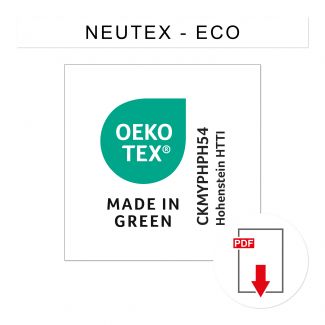 INFO-BLATT OEKO-TEX MADE IN GREEN